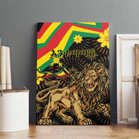 Enkutatash Ethiopia New Year Canvas Wall Art Lion of Judah Adey Abeba Flower - Wonder Print Shop