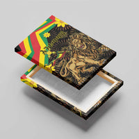 Enkutatash Ethiopia New Year Canvas Wall Art Lion of Judah Adey Abeba Flower - Wonder Print Shop