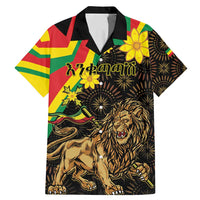 Enkutatash Ethiopia New Year Family Matching Mermaid Dress and Hawaiian Shirt Lion of Judah Adey Abeba Flower - Wonder Print Shop