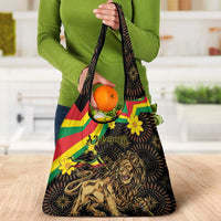 Enkutatash Ethiopia New Year Grocery Bag Lion of Judah Adey Abeba Flower