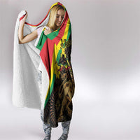 Enkutatash Ethiopia New Year Hooded Blanket Lion of Judah Adey Abeba Flower