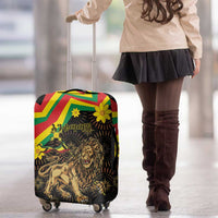 Enkutatash Ethiopia New Year Luggage Cover Lion of Judah Adey Abeba Flower - Wonder Print Shop