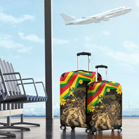 Enkutatash Ethiopia New Year Luggage Cover Lion of Judah Adey Abeba Flower - Wonder Print Shop