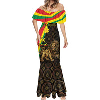 Enkutatash Ethiopia New Year Mermaid Dress Lion of Judah Adey Abeba Flower - Wonder Print Shop