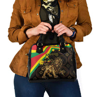Enkutatash Ethiopia New Year Shoulder Handbag Lion of Judah Adey Abeba Flower