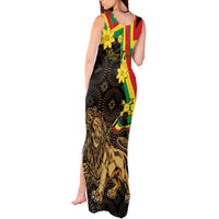 Enkutatash Ethiopia New Year Tank Maxi Dress Lion of Judah Adey Abeba Flower - Wonder Print Shop