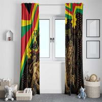 Enkutatash Ethiopia New Year Window Curtain Lion of Judah Adey Abeba Flower - Wonder Print Shop