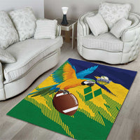 Rugby Saint Vincent and the Grenadines Area Rug Go SVG Amazona Guildingii - Wonder Print Shop