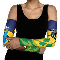 Custom Rugby Saint Vincent and the Grenadines Arm Sleeves Go SVG Amazona Guildingii - Wonder Print Shop