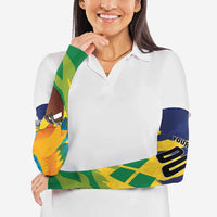 Custom Rugby Saint Vincent and the Grenadines Arm Sleeves Go SVG Amazona Guildingii - Wonder Print Shop