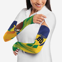 Custom Rugby Saint Vincent and the Grenadines Arm Sleeves Go SVG Amazona Guildingii - Wonder Print Shop