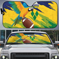 Rugby Saint Vincent and the Grenadines Auto Sun Shade Go SVG Amazona Guildingii - Wonder Print Shop