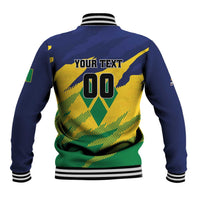 Custom Rugby Saint Vincent and the Grenadines Baseball Jacket Go SVG Amazona Guildingii - Wonder Print Shop