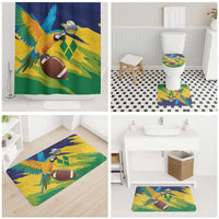 Rugby Saint Vincent and the Grenadines Bathroom Set Go SVG Amazona Guildingii - Wonder Print Shop