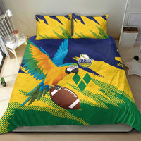 Rugby Saint Vincent and the Grenadines Bedding Set Go SVG Amazona Guildingii - Wonder Print Shop