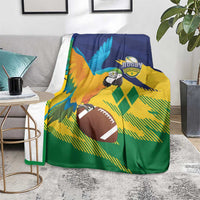 Rugby Saint Vincent and the Grenadines Blanket Go SVG Amazona Guildingii - Wonder Print Shop