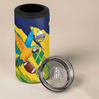Custom Rugby Saint Vincent and the Grenadines 4 in 1 Can Cooler Tumbler Go SVG Amazona Guildingii - Wonder Print Shop