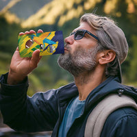 Custom Rugby Saint Vincent and the Grenadines 4 in 1 Can Cooler Tumbler Go SVG Amazona Guildingii - Wonder Print Shop