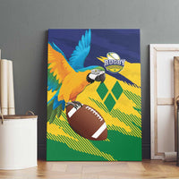 Rugby Saint Vincent and the Grenadines Canvas Wall Art Go SVG Amazona Guildingii - Wonder Print Shop