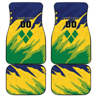 Rugby Saint Vincent and the Grenadines Car Mats Go SVG Amazona Guildingii - Wonder Print Shop