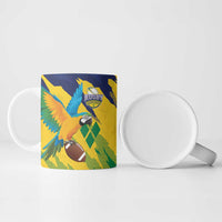 Custom Rugby Saint Vincent and the Grenadines Ceramic Mug Go SVG Amazona Guildingii - Wonder Print Shop