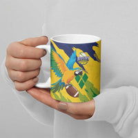 Custom Rugby Saint Vincent and the Grenadines Ceramic Mug Go SVG Amazona Guildingii - Wonder Print Shop