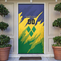 Custom Rugby Saint Vincent and the Grenadines Door Cover Go SVG Amazona Guildingii - Wonder Print Shop