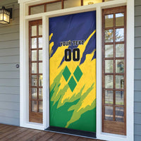 Custom Rugby Saint Vincent and the Grenadines Door Cover Go SVG Amazona Guildingii - Wonder Print Shop