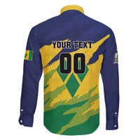 Custom Rugby Saint Vincent and the Grenadines Family Matching Off Shoulder Maxi Dress and Hawaiian Shirt Go SVG Amazona Guildingii - Wonder Print Shop