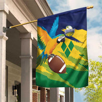 Rugby Saint Vincent and the Grenadines Garden Flag Go SVG Amazona Guildingii - Wonder Print Shop