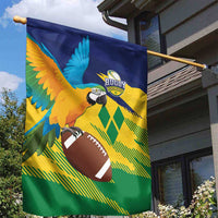 Rugby Saint Vincent and the Grenadines Garden Flag Go SVG Amazona Guildingii - Wonder Print Shop