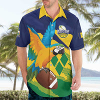 Custom Rugby Saint Vincent and the Grenadines Hawaiian Shirt Go SVG Amazona Guildingii - Wonder Print Shop