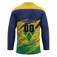 Custom Rugby Saint Vincent and the Grenadines Hockey Jersey Go SVG Amazona Guildingii - Wonder Print Shop