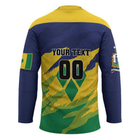 Custom Rugby Saint Vincent and the Grenadines Hockey Jersey Go SVG Amazona Guildingii - Wonder Print Shop