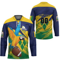 Custom Rugby Saint Vincent and the Grenadines Hockey Jersey Go SVG Amazona Guildingii - Wonder Print Shop