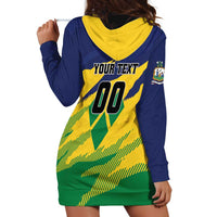 Custom Rugby Saint Vincent and the Grenadines Hoodie Dress Go SVG Amazona Guildingii - Wonder Print Shop