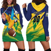 Custom Rugby Saint Vincent and the Grenadines Hoodie Dress Go SVG Amazona Guildingii - Wonder Print Shop