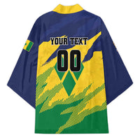 Custom Rugby Saint Vincent and the Grenadines Kimono Go SVG Amazona Guildingii - Wonder Print Shop