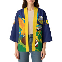 Custom Rugby Saint Vincent and the Grenadines Kimono Go SVG Amazona Guildingii - Wonder Print Shop