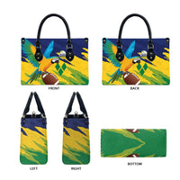 Rugby Saint Vincent and the Grenadines Leather Bag Go SVG Amazona Guildingii - Wonder Print Shop