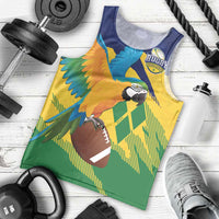 Custom Rugby Saint Vincent and the Grenadines Men Tank Top Go SVG Amazona Guildingii - Wonder Print Shop