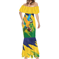 Custom Rugby Saint Vincent and the Grenadines Mermaid Dress Go SVG Amazona Guildingii - Wonder Print Shop