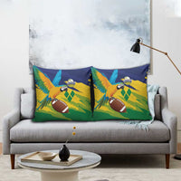 Rugby Saint Vincent and the Grenadines Pillow Cover Go SVG Amazona Guildingii - Wonder Print Shop
