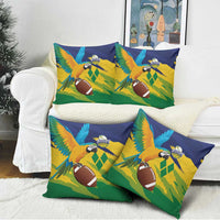 Rugby Saint Vincent and the Grenadines Pillow Cover Go SVG Amazona Guildingii - Wonder Print Shop