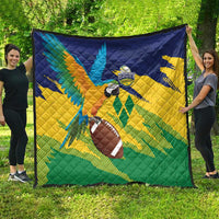 Rugby Saint Vincent and the Grenadines Quilt Go SVG Amazona Guildingii - Wonder Print Shop