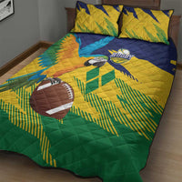 Rugby Saint Vincent and the Grenadines Quilt Bed Set Go SVG Amazona Guildingii - Wonder Print Shop