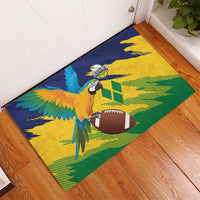 Rugby Saint Vincent and the Grenadines Rubber Doormat Go SVG Amazona Guildingii - Wonder Print Shop