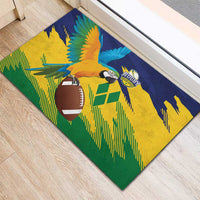 Rugby Saint Vincent and the Grenadines Rubber Doormat Go SVG Amazona Guildingii - Wonder Print Shop