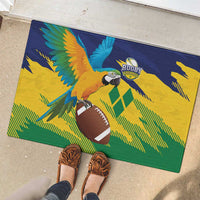 Rugby Saint Vincent and the Grenadines Rubber Doormat Go SVG Amazona Guildingii - Wonder Print Shop