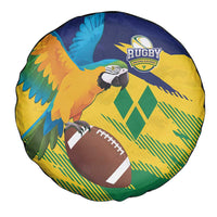 Rugby Saint Vincent and the Grenadines Spare Tire Cover Go SVG Amazona Guildingii - Wonder Print Shop